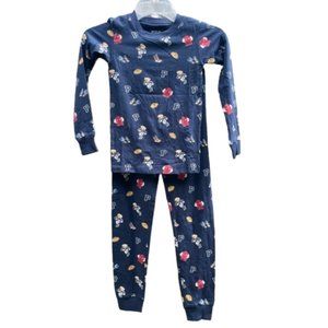 Polo Ralph Lauren Boy's Sporty Football navy blue pajama set size 8